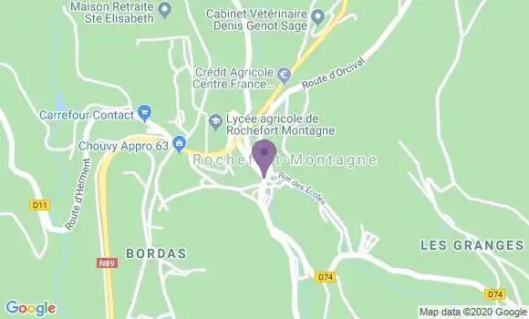 Localisation Mtre Favre William