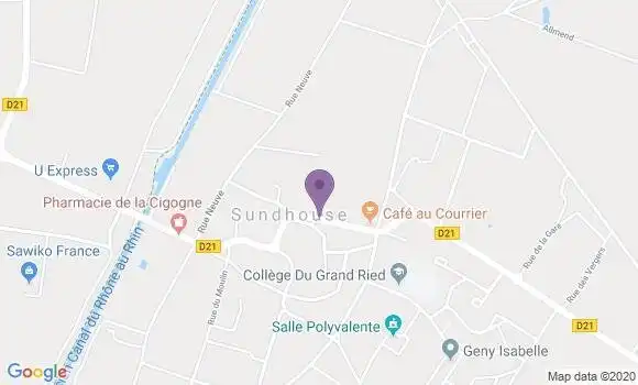 Localisation Mtre Geny Isabelle
