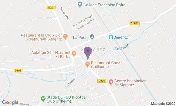 Localisation Mtre Klein Christine