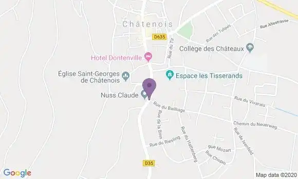 Localisation Mtre Nuss Claude