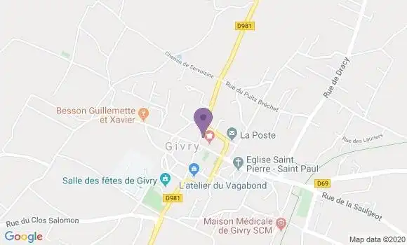 Localisation Mtre Duc Dodon Christophe