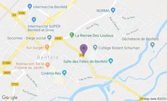 Localisation Mtre Ricou Eric