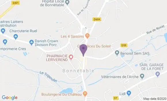 Localisation Mtre Porzier Carole