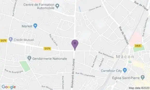Localisation Mtre Corget Ghislaine
