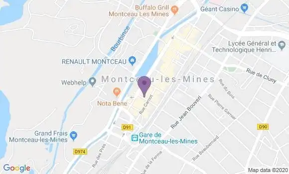 Localisation Mtre Tardy Marie