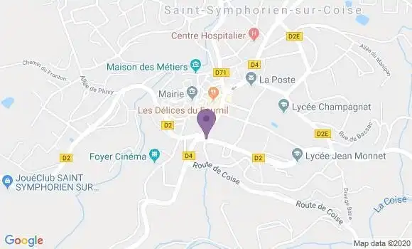 Localisation Mtre Thiollier Bruno