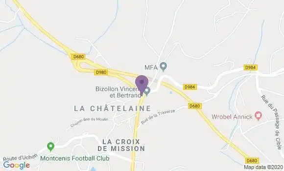Localisation Mtre Bizollon Vincent