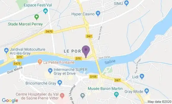 Localisation Mtre Lambert Caroline