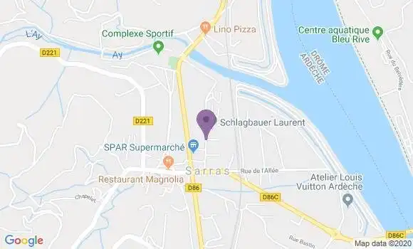 Localisation Mtre Schlagbauer Lucie