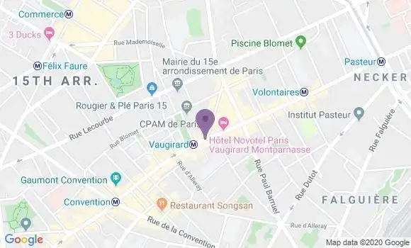Localisation Mtre Bourdel Philippe