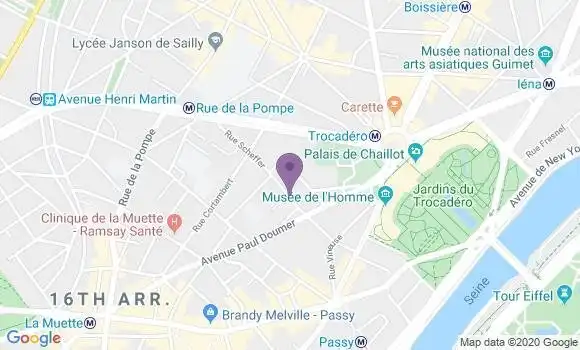 Localisation Mtre Morin Philippe