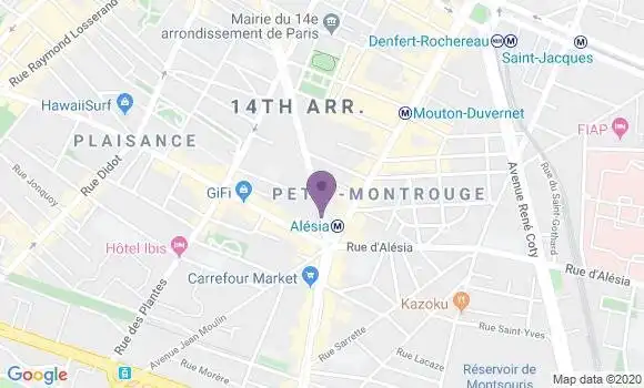 Localisation Mtre Bentata Maurice