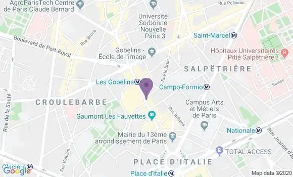 Localisation Mtre Salzes Denis