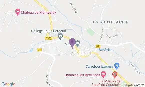 Localisation Mtre Denis Buisson Frédérique