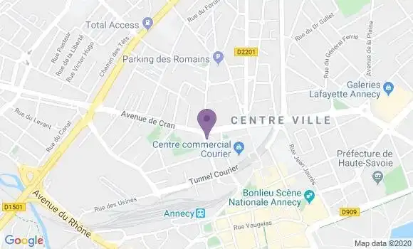 Localisation Mtre André Girard Pierre