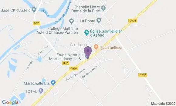 Localisation Mtre Jacques Martial
