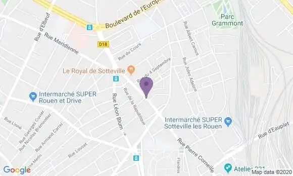 Localisation Mtre Lepesqueur François Xavier