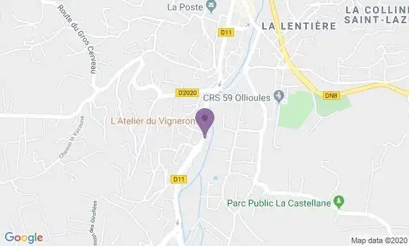 Localisation Mtre Roquebert Gabriel