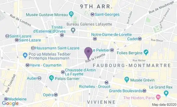 Localisation Mtre Pargade Laurent