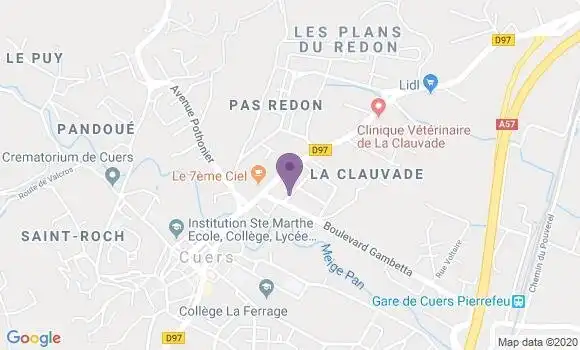 Localisation Mtre Rouden Pascal
