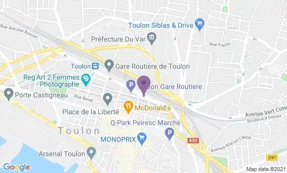 Localisation Mtre Arino Romain