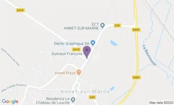 Localisation Mtre Dubreuil François