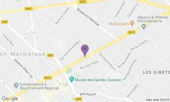 Localisation Mtre Guegan Catherine