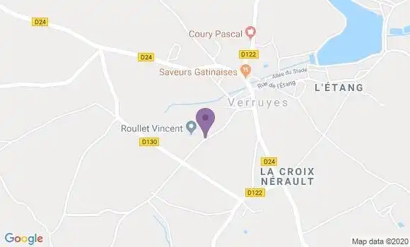 Localisation Mtre Roullet Vincent