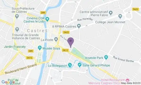 Localisation Mtre Rouanet Flavie