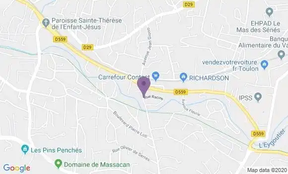 Localisation Mtre Couret Jean Marc