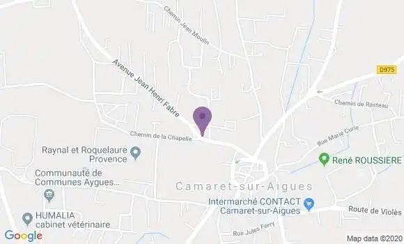 Localisation Mtre Montagnier Fanny