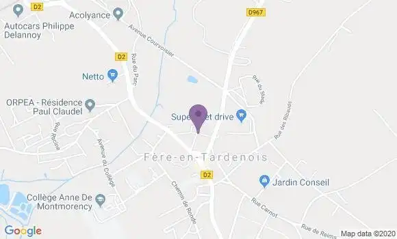 Localisation Mtre Court Olivier