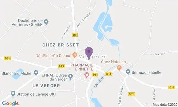 Localisation Mtre Bernuau Isabelle