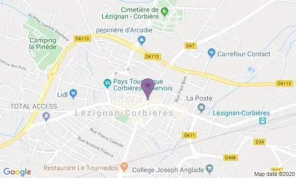 Localisation Mtre Bismes Fau Caroline