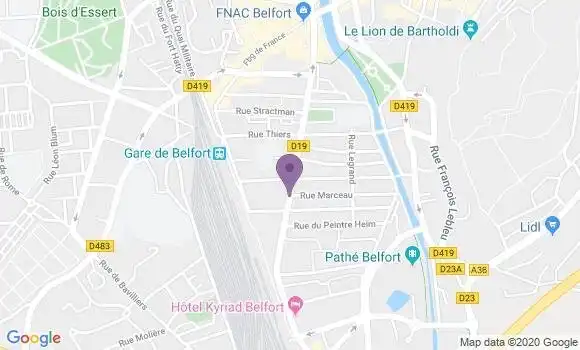 Localisation Mtre Muller Christophe