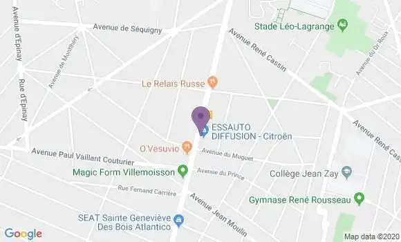 Localisation Mtre Lhermitte Marie Caroline