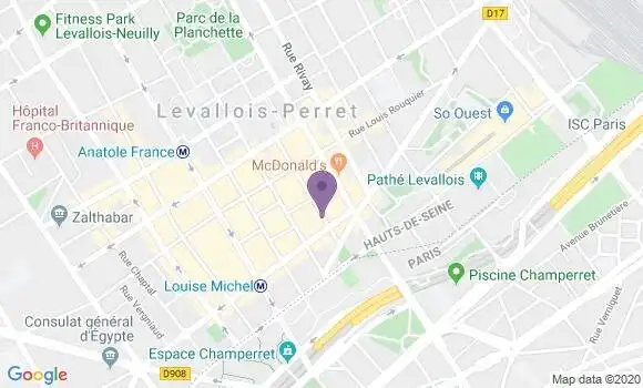 Localisation Mtre Teboul Sophie