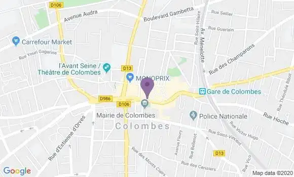 Localisation Mtre Destame Claude