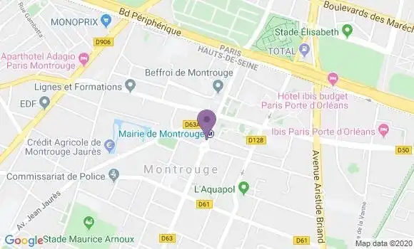 Localisation Mtre Nicolai Eric