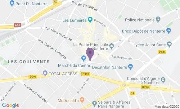 Localisation Mtre Morin Olivier
