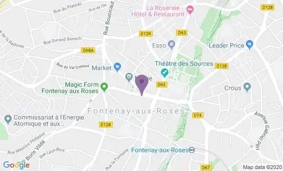 Localisation Mtre Flament Vincent