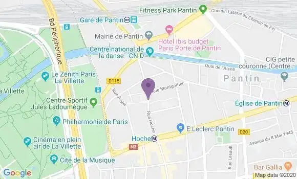 Localisation Mtre Montre Christophe