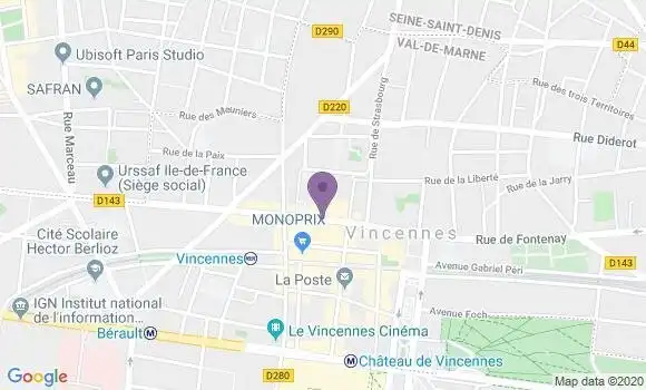 Localisation Mtre Ferte Pierre