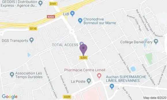 Localisation Mtre Aubert Sylvain