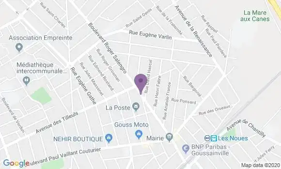 Localisation Mtre Vidal Beuselinck Françoise