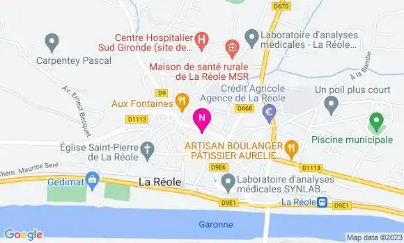 Localisation Mtre Detrieux Delphine