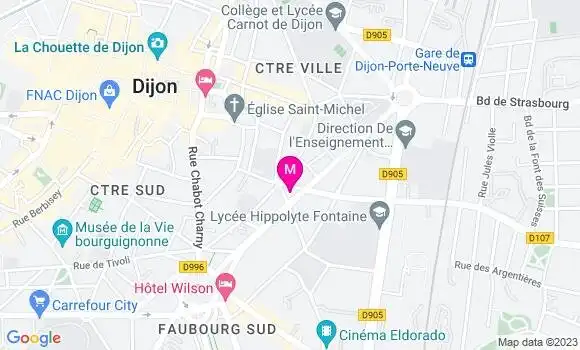 Localisation Mtre Nadin Claude