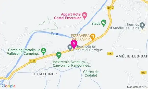 Localisation Mtre Denamiel Pauline