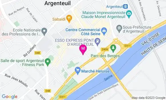 Localisation Mtre Poudens Elisabeth
