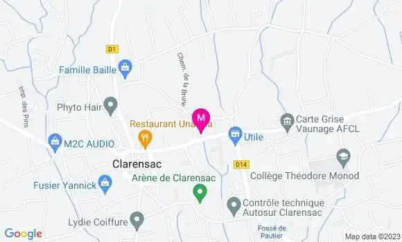 Localisation Mtre Romagné Jean Cyril